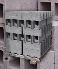 Bloques de concreto armado para estructuras