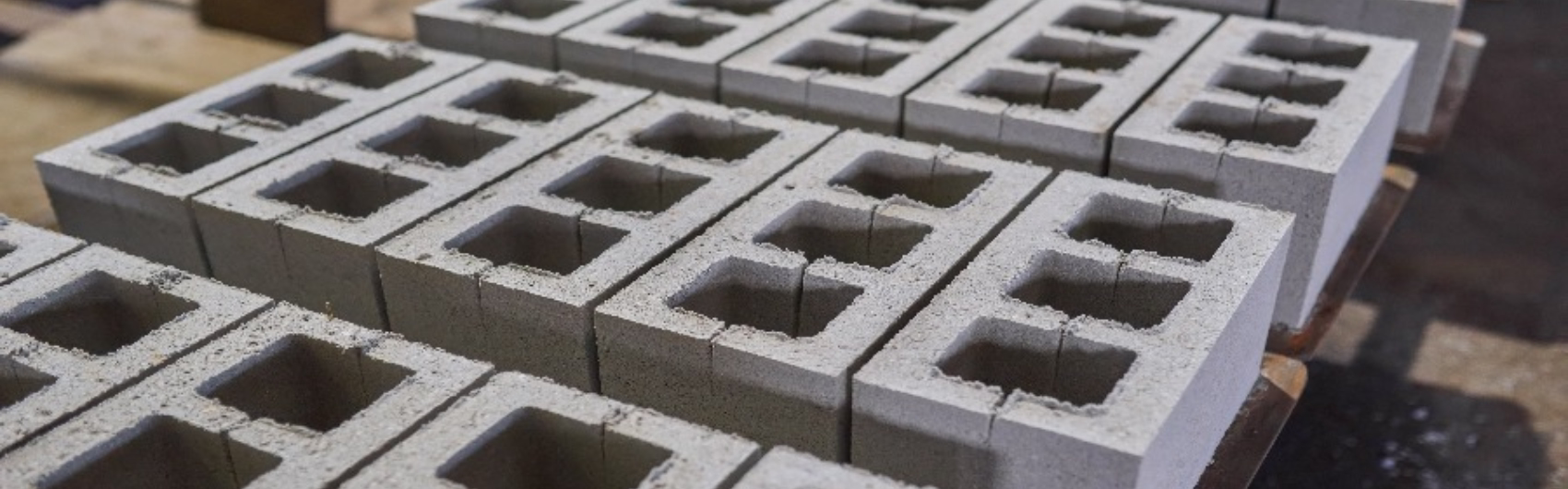 Bloques de concreto armado para estructuras