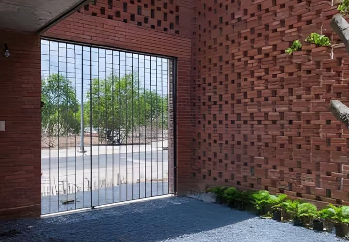 Ladrillos de arcilla cocida tradicionales colombianos